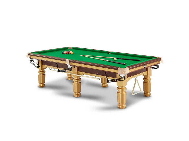 豪华金色款中式黑8台球桌